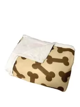 Image of Bunty Boneo Pet Fleece Blanket Cream
