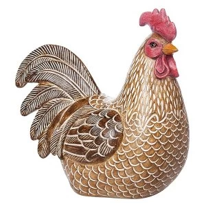 image of Country Brown Rooster Ornament