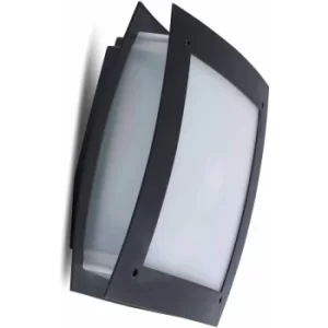 Image of Darwin wall lamp, polycarbonate, urban gray