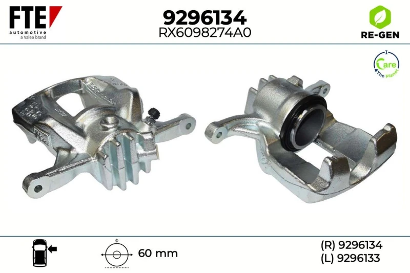 Image of Brake caliper FTE 9296134
