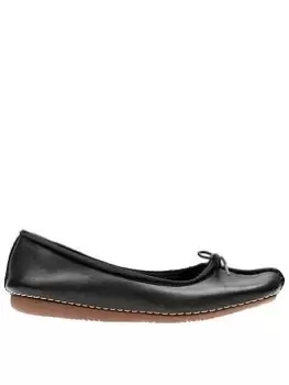 Image of Clarks Ballerina Shoes Black freckle ice 5