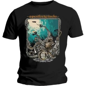 Image of A Perfect Circle - The Depths Unisex Large T-Shirt - Black