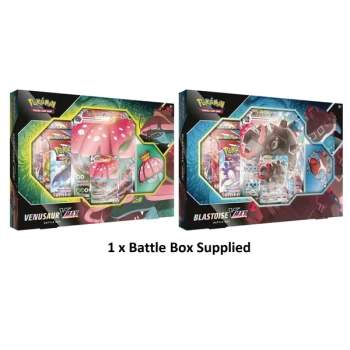 Image of Pokemon TCG: Venusaur/Blastoise VMAX Battle Box - One At Random
