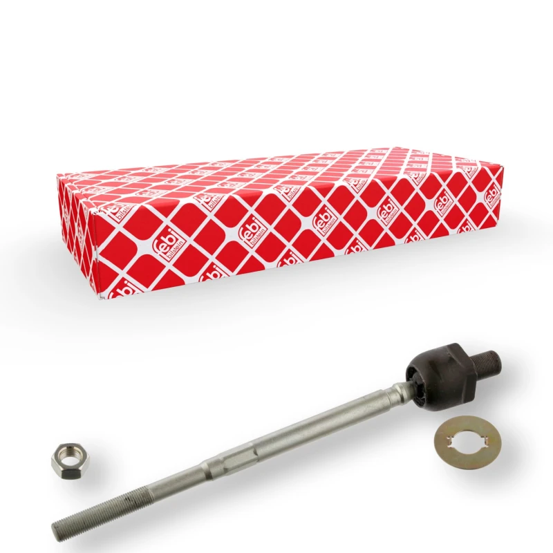 Image of FEBI BILSTEIN 15168 Inner Tie Rod OE Turbo NEW, Front Axle Right, with locking plate Inner Tie Rod (51)