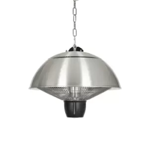 Image of Silver Electric Hanging Mushroom Patio Heater