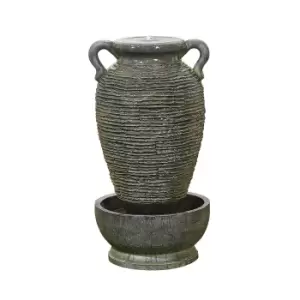 Image of Stylish Fountain Rippling Vase Water Feature with LEDs