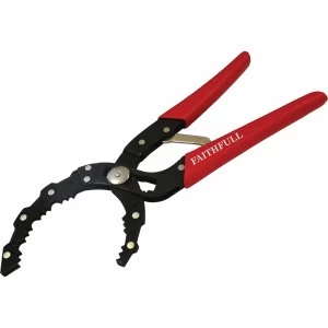 Image of Faithfull Self Adjusting Oil Filter Wrench 60mm - 120mm