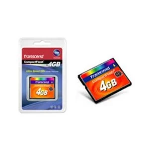 Image of Transcend 4GB 133x Compact Flash Card