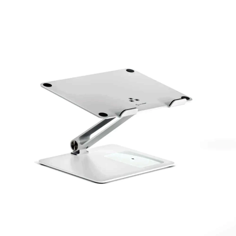 Image of Alogic Elite Power Laptop Stand with Wireless Charger White