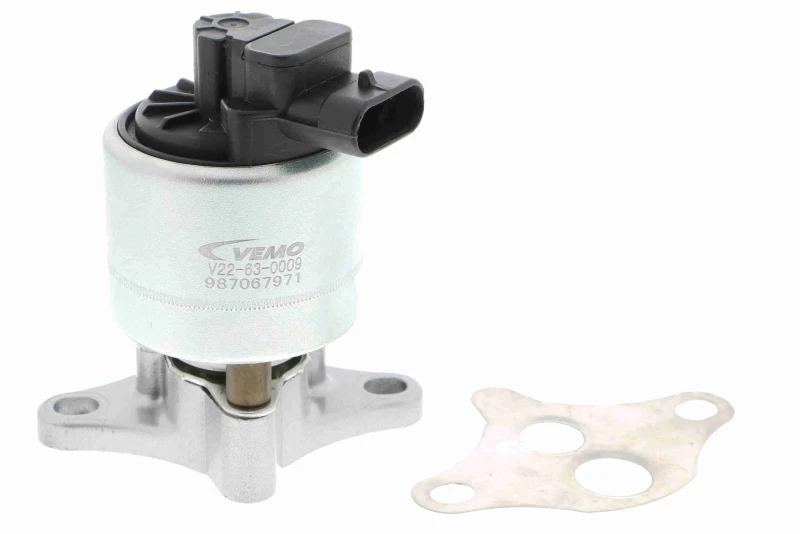 Image of VEMO V22-63-0009 EGR valve Solenoid Valve, Electric, with gasket/seal, Original VEMO Quality EGR Valve (1145)