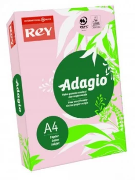 Image of Rey Adagio A4 Paper 80gsm Pink RM500
