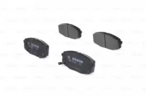 Image of Bosch 0986424811 BP949 Brake Pad Set Disc Brake Front Axle