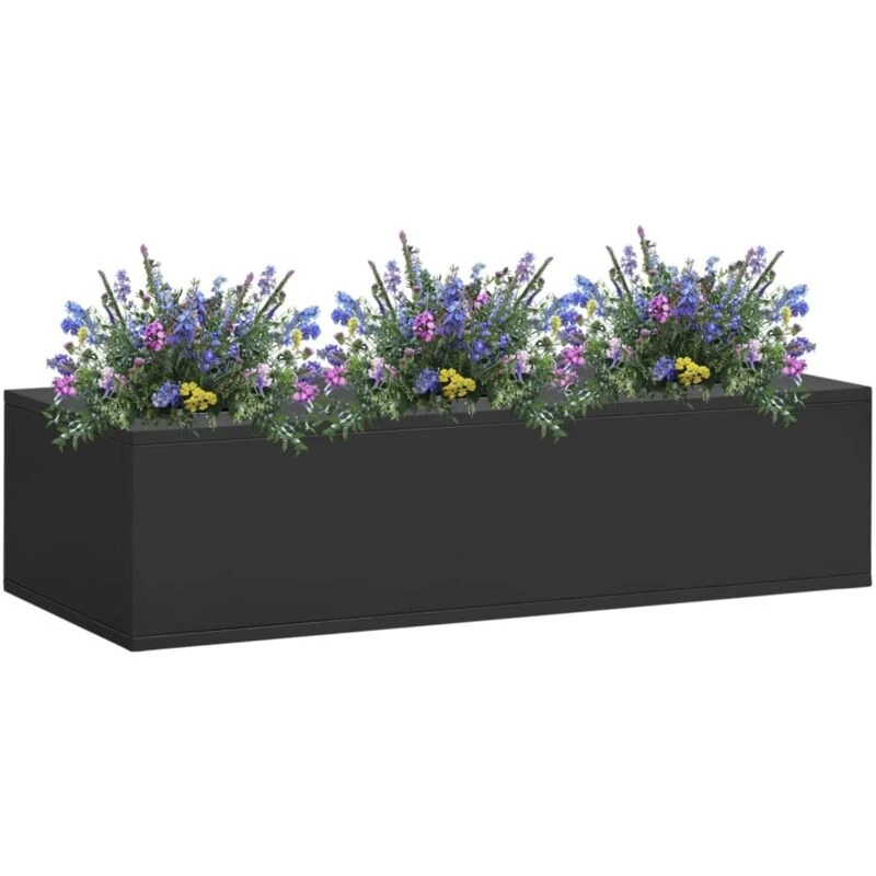 Image of VIDAXL Office Flower Box Anthracite 90x40x23cm Steel Vidaxl 8720286566374