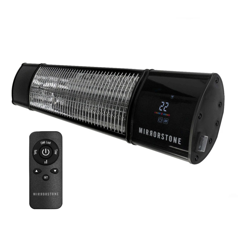 Image of Mirrorstone Mirrorstone Athena 1.2kW Remote Controllable WiFi Infrared Bar Heater MS-ATH-12W