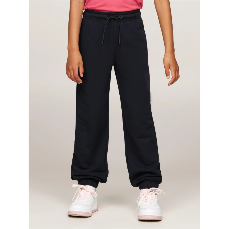 Image of Tommy Hilfiger TOMMY FOIL SWEATPANT Closed Hem Fleece Jogging Bottoms 4Y Blue 48118118135