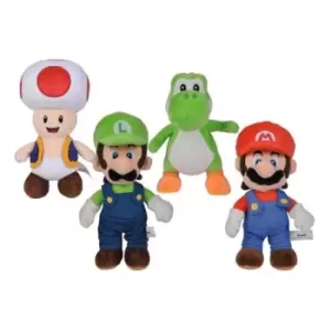 Image of Super Mario Plush Figures All Stars 20cm Assortment (12)
