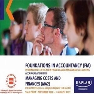 Image of MA2 MANAGING COSTS AND FINANCE - Pocket NOTES Paperback / softback 2018
