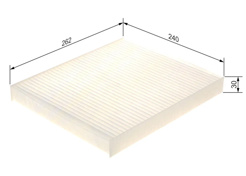 Image of Bosch 1 987 435 079 Pollen filter Particulate Filter Filter,interior air (424)