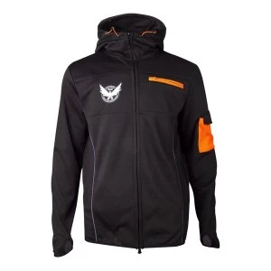 Image of The Division - M65 Operative Mens Small Hoodie - Black/Orange