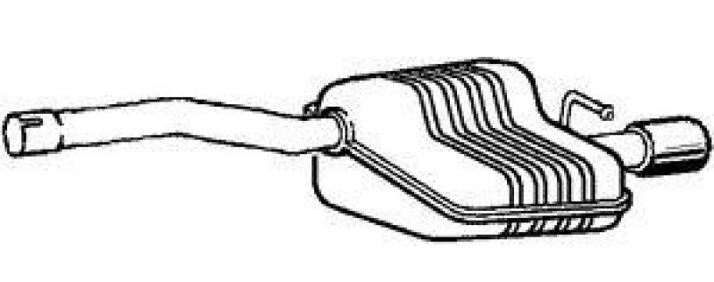 Image of VEGAZ FS-631 Rear silencer End Silencer (3437)