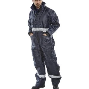 Image of Click Freezerwear Coldstar Freezer Coveralls Navy Blue 2XL Ref