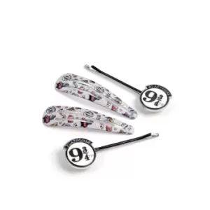 image of Official Harry Potter Platform 9 3/4 Hair Clip Set