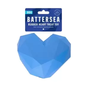 image of Battersea Rubber Heart Treat Toy