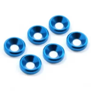 Image of Fastrax M3 Csk Washer Blue (6)