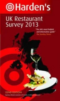 Image of Hardens UK Restaurant Survey 2013 Paperback