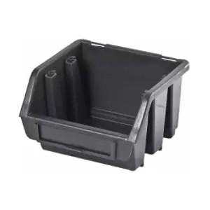 Image of Ergo s Box Plastic Parts Storage Stacking 116x112x75mm - Colour Black - Pack of 48