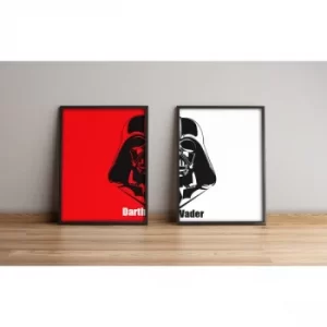 Image of 2PYSCT-024 Multicolor Decorative Framed MDF Painting (2 Pieces)
