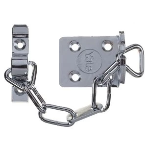 image of Yale Locks WS6 Security Door Chain - Satin Chrome Finish