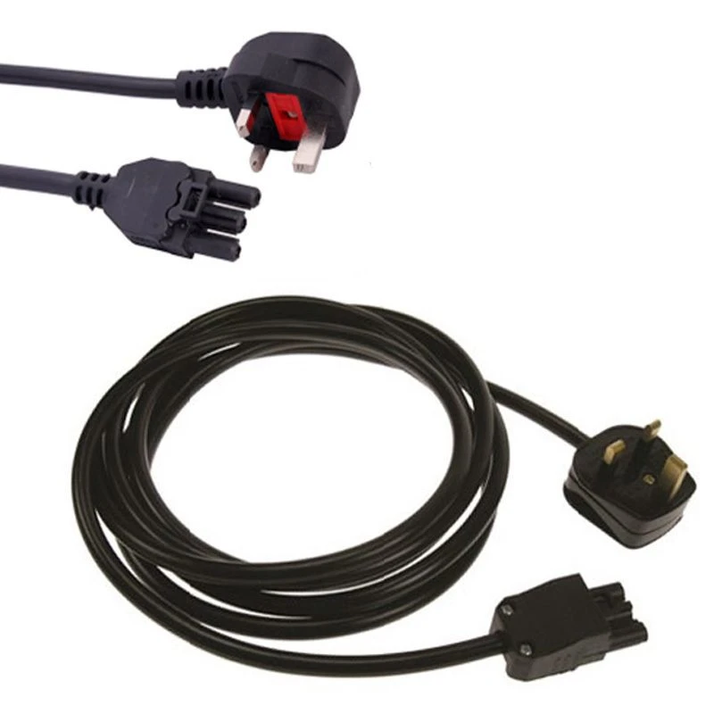 Image of FDL 1M UK MAINS PLUG TO FEMALE 3 POLE CONNECTOR CABLE