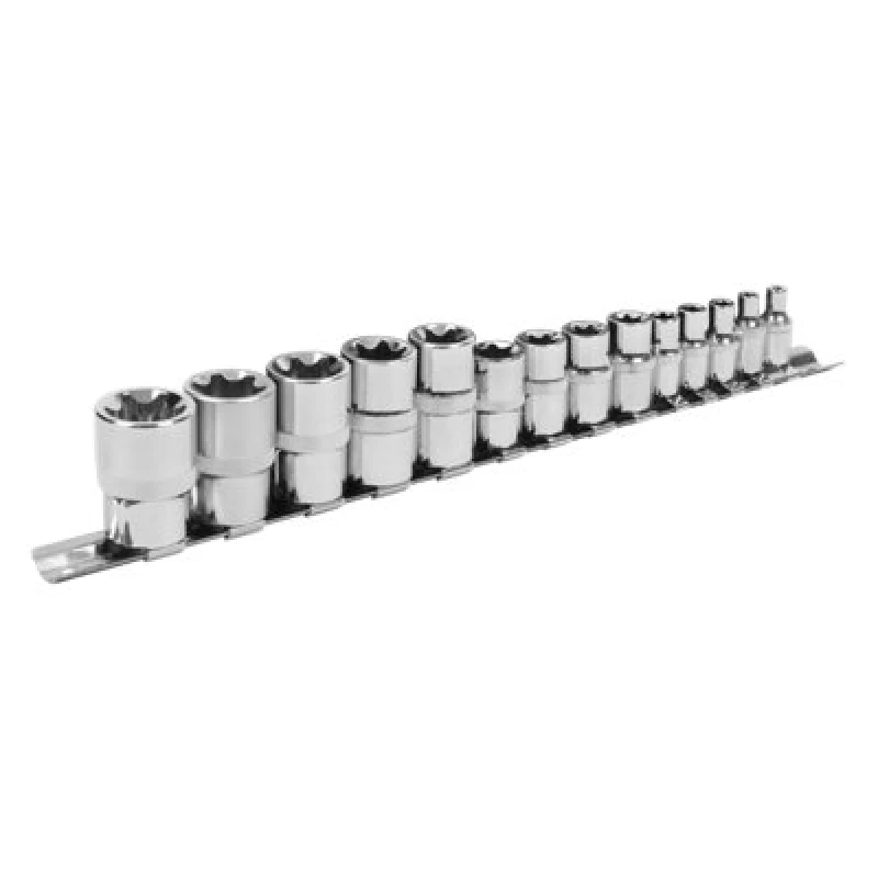 Image of Siegen 14 Piece Combination Drive Torx Socket Set S01265 Drive: Combination