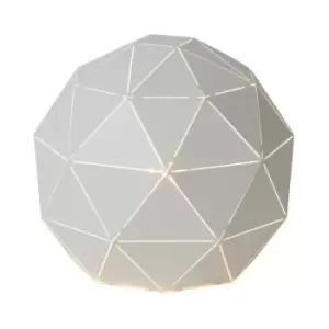 Image of Lucide OTONA - Table Lamp - Ø25cm - 1xE27 - White