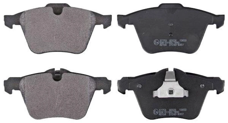 Image of A.B.S. 37753 Brake pad set prepared for wear warning indicator Brake Pad Set,disc brake (402)