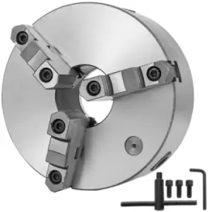 Image of VEVOR Lathe Chuck 8" 3 Jaw Self-Centering Metal Turning CNC w/ Reversible Jaw