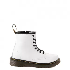 Image of Dr Martens Childrens 1460 8 Lace Boot - White