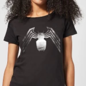 Venom Chest Emblem Womens T-Shirt - Black - XL