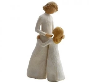 image of Willow Tree Mother and Daughter Figurine H20cm