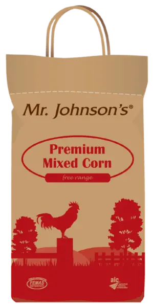 image of Mr Johnson's Premium Mixed Corn Bird Food 5kg