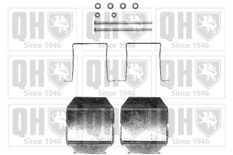 Image of QUINTON HAZELL Brake shoe fitting kit QUINTON HAZELL BFK894