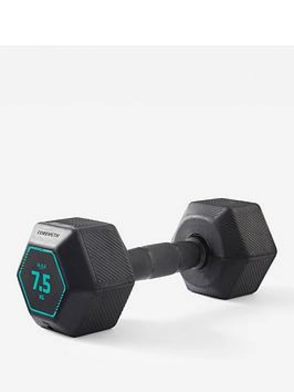 Image of Decathlon Decathlon HEX Dumbell - 1 x 7.5kg