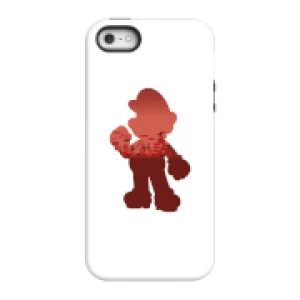 Image of Nintendo Super Mario Mario Silhouette Phone Case - iPhone 5/5s - Tough Case - Gloss