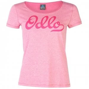 Image of Odlo Logo T Shirt Ladies - Pink