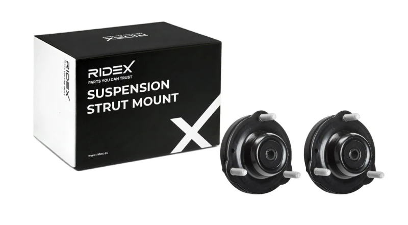 Image of RIDEX 1180S1117 Top strut mount Front Axle Suspension Strut Support Bearing (1180)