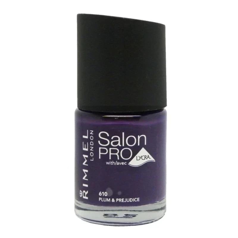 Image of Rimmel Salon Pro Nail Polish 610 Plum & Prejudice