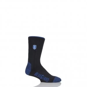 Image of Mens Anti-abrasion Durability Work Socks Size 6-8 1/2 Black