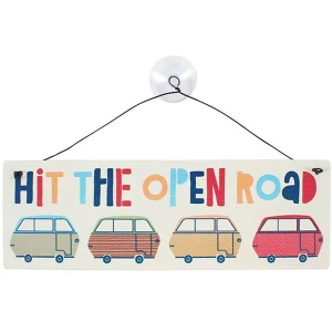 Image of Hit The Open Road Window Sign