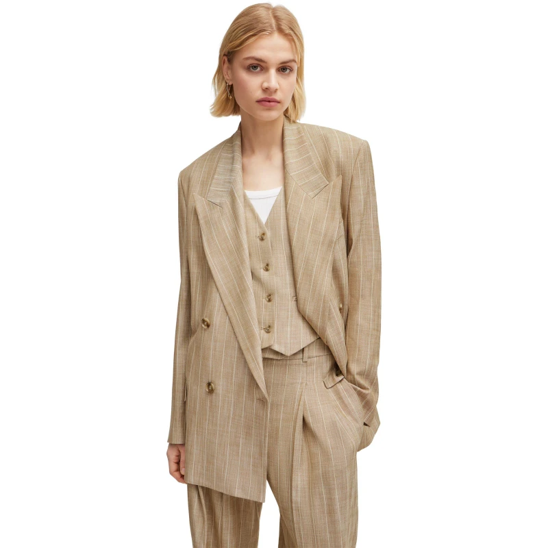 Image of Boss Womens BOSS Jusk Lightweight Blazer Open Misc female 14 (XL)